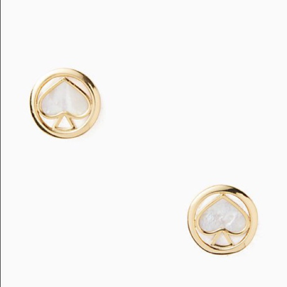 KATE SPADE NWT signature spade earrings